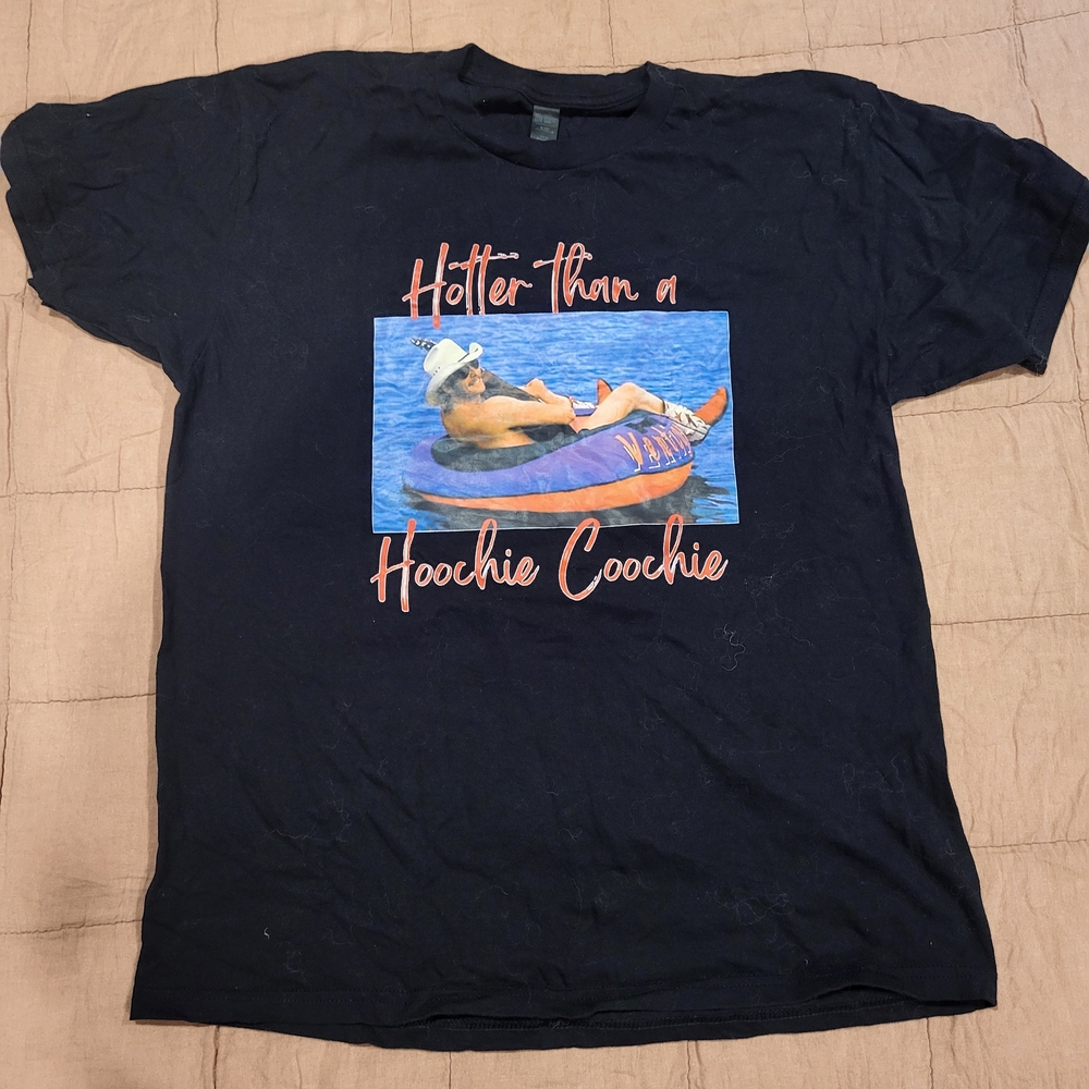 Black Graphic Swim T-Shirt